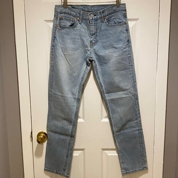 Levi's Red Tag 511 Men's Slim Fit Cotton Blend Blue Medium Wash Jeans Size 32x32 - Picture 1 of 7